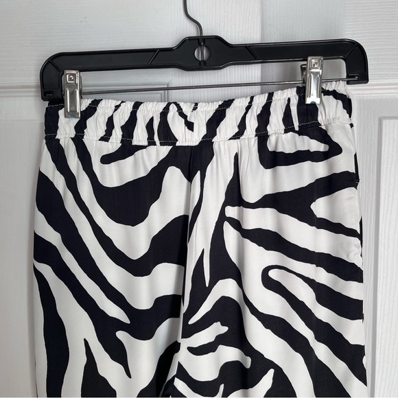 ⭐️Host Pick⭐️BERSHKA ELASTIC WAIST WIDE LEG SATIN TROUSERS - Picture 6 of 9